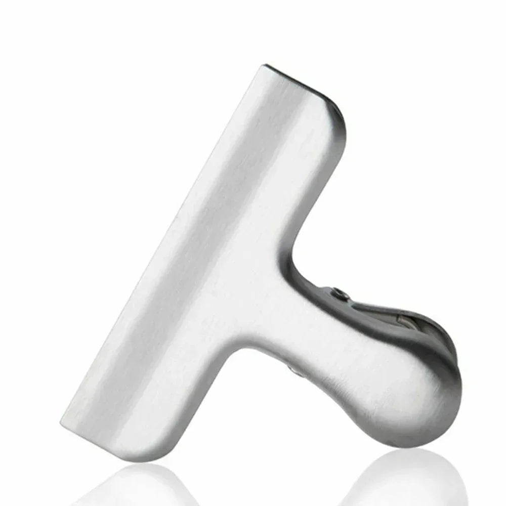8pcs Stainless Steel Sealing Clip Food Snack Sealing Pocket Clip Vacuum Fresh-keeping Clip Kitchen Storage Gadgets Tools Peaceful Pleasures Health and Wellness