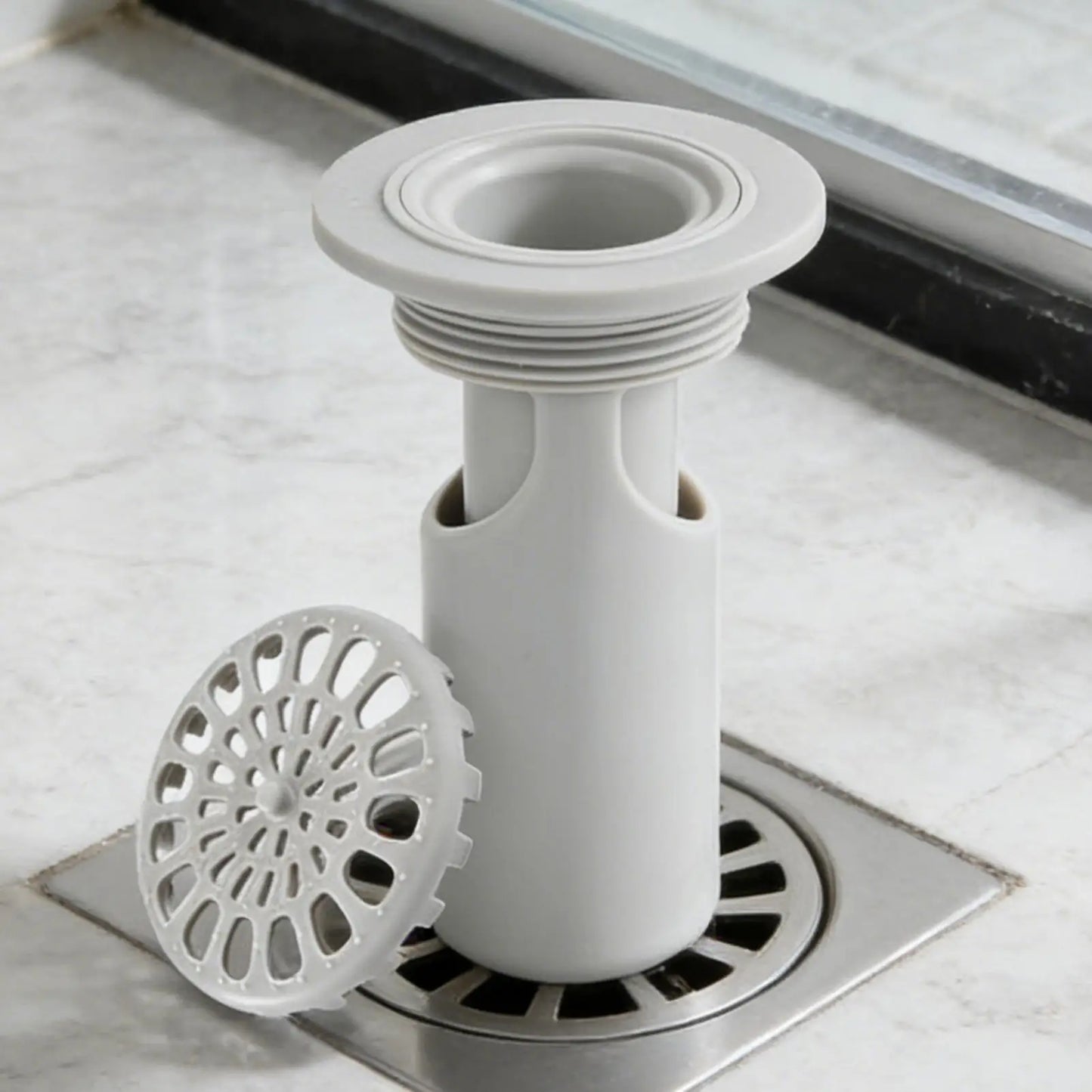 Shower Drain Plug | Mini Bottle Trap Odor-Blocking Floor Drain