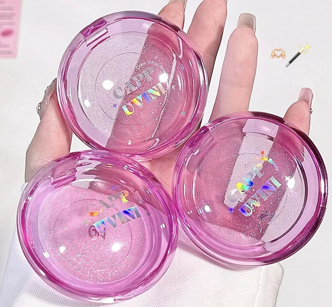Crystal Jelly Color-Changing Blush Palette | Glitter Cheek Rouge