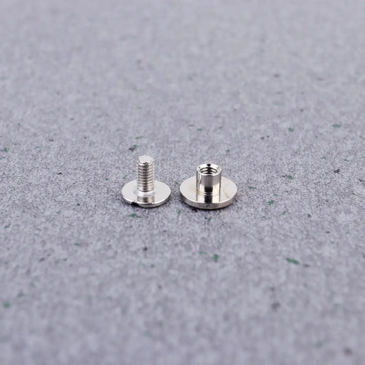 30Pcs Sturdy Flat Head Copper Rivets for Book Nails Luggage Belts Notebook Craft DIY Projects Silver Size 5Mm 6.5mm 8Mm Peaceful Pleasures Health and Wellness