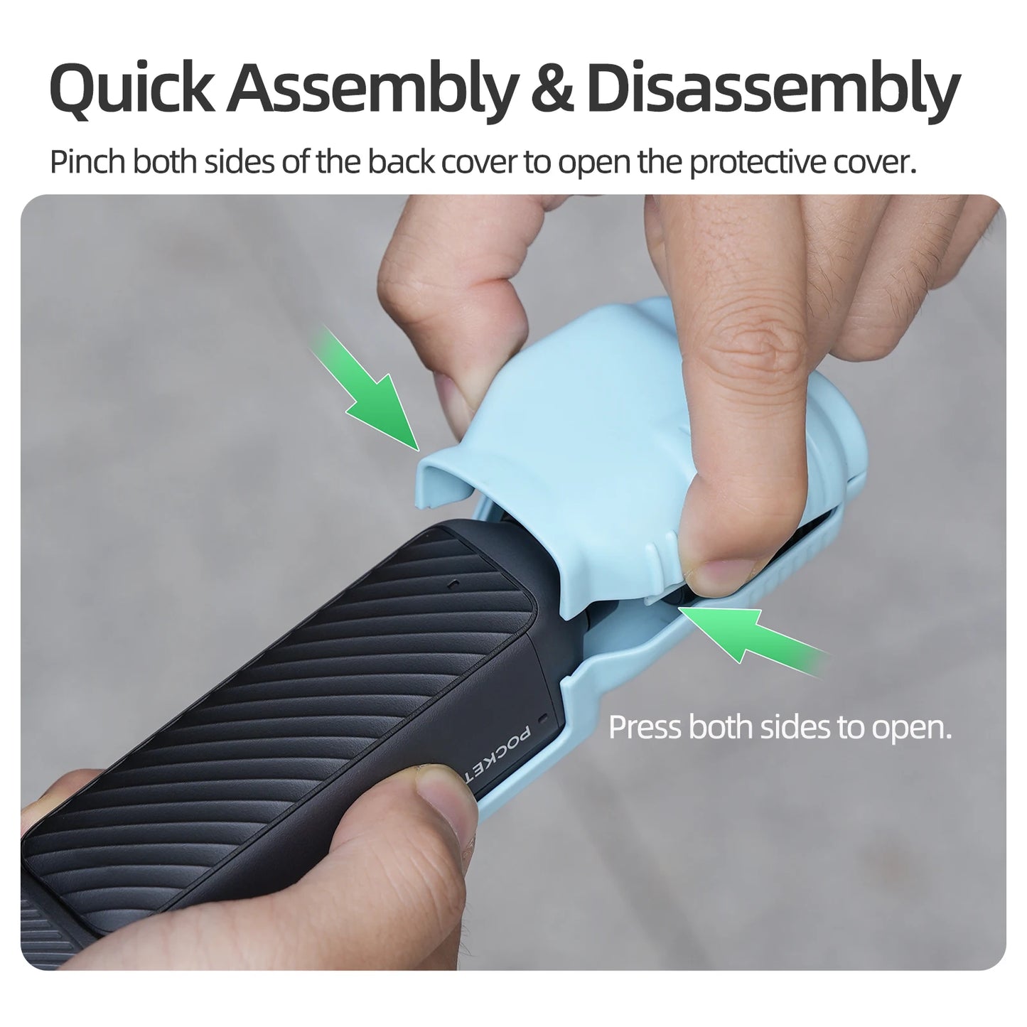 DJI Osmo Pocket 4 Protective Cover – Candy Color Lens Guard