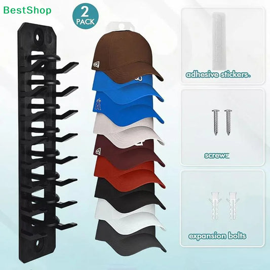 Baseball Cap Rack & Hat Organizer for Door & Closet Hat & Cap Organizer Oasis Select