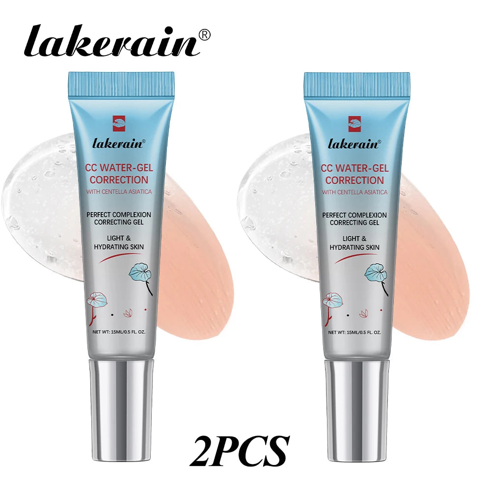 3Colors CC Cream Liquid-Based Full Coverage Cream Waterproof Long-Lasting Correct Redness Foundation erborian Korean Cosmetics Peaceful Pleasures Health and Wellness Blue X2