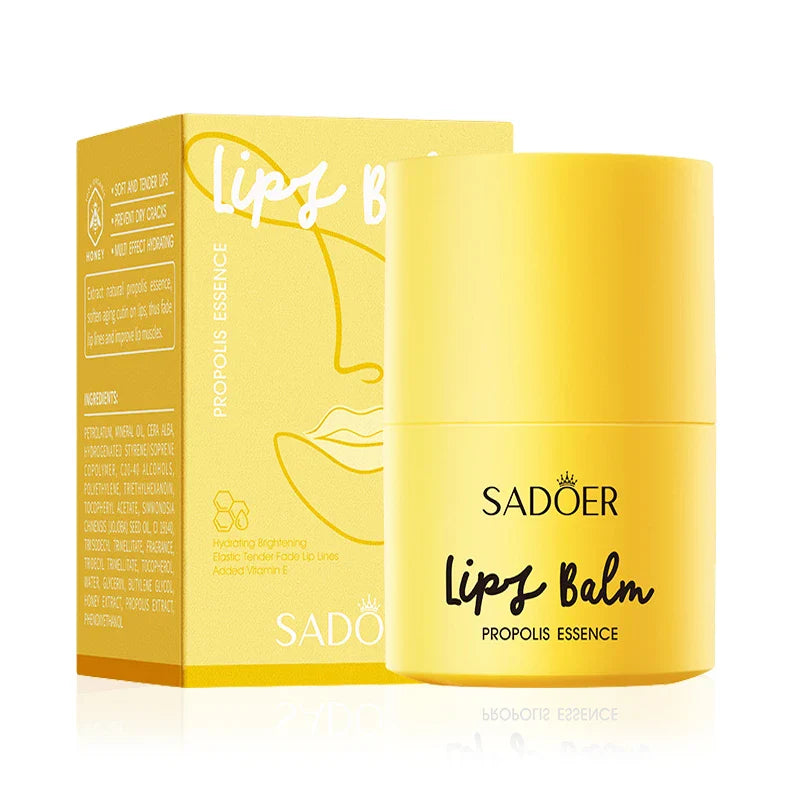 SADOER Honey Propolis Lip Balm – Plumping & Moisturizing
