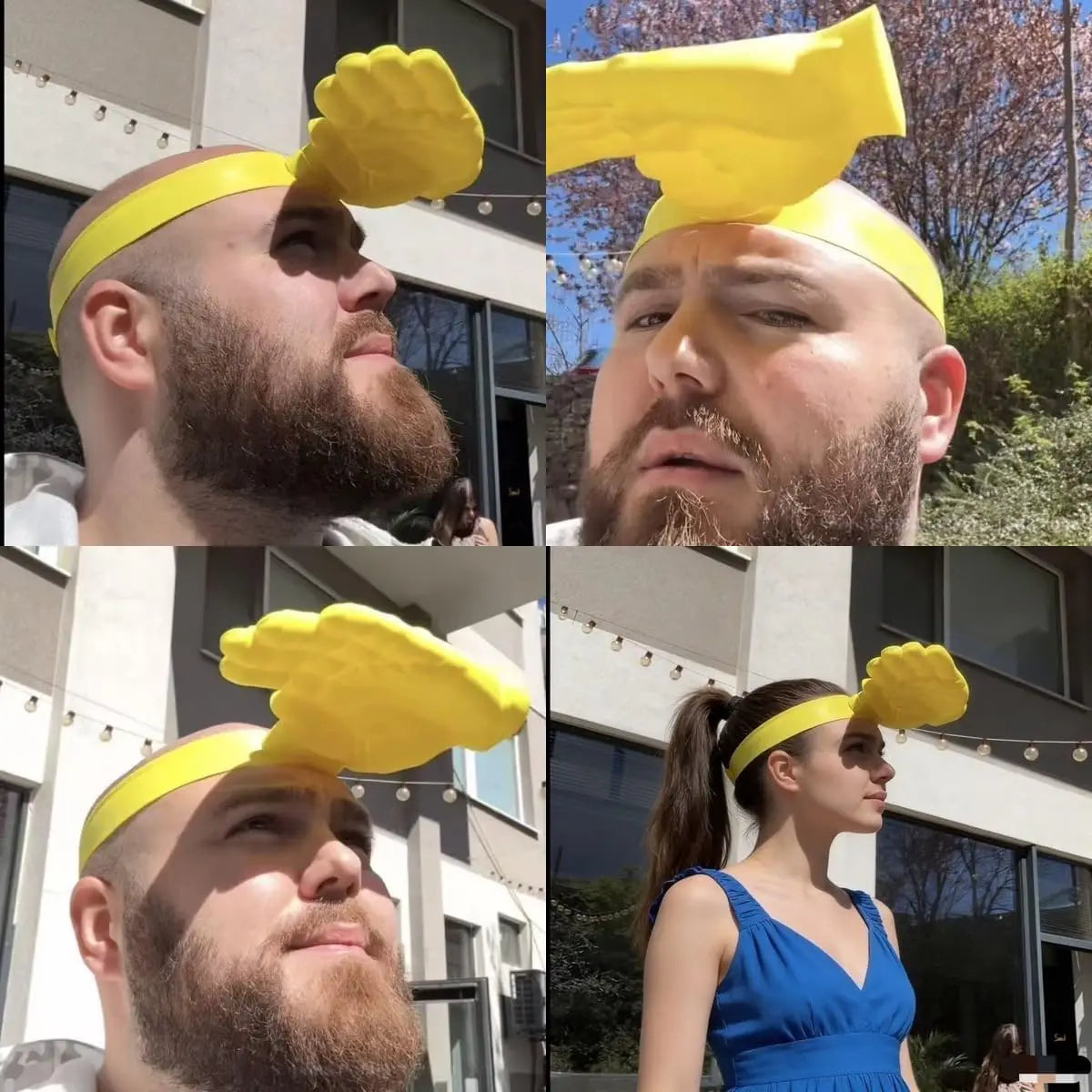 Hands-Free Hand Shade Hat – Instant Sun Protection Visor,Palm-Sized Sun Hat,UV Protection Visor for Outdoor Peaceful Pleasures Health and Wellness