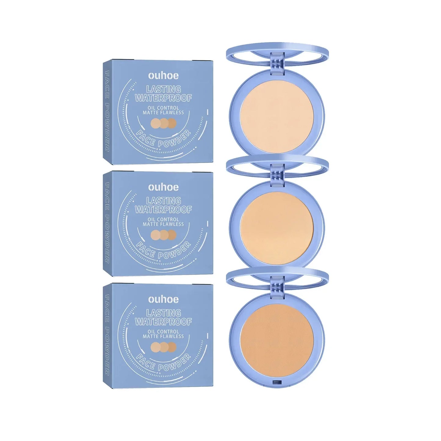 Matte Setting Pressed Powder – Oil Control, Full Coverage, All Skin