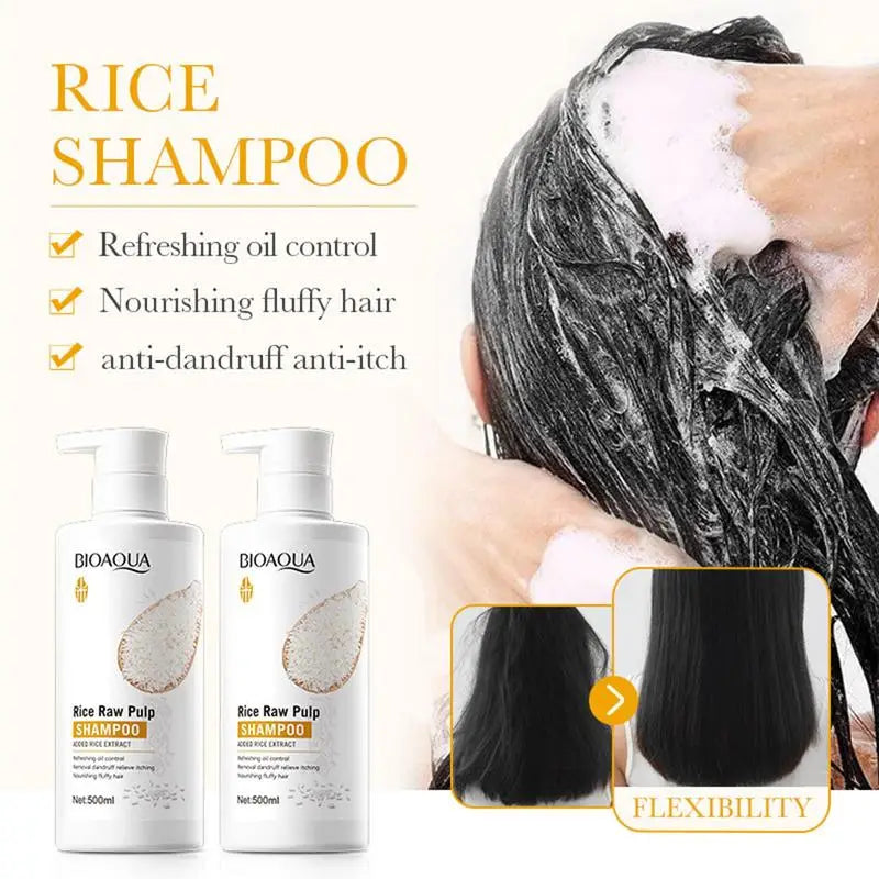 Rice Water Shampoo – Volumizing & Moisturizing | All Hair Types
