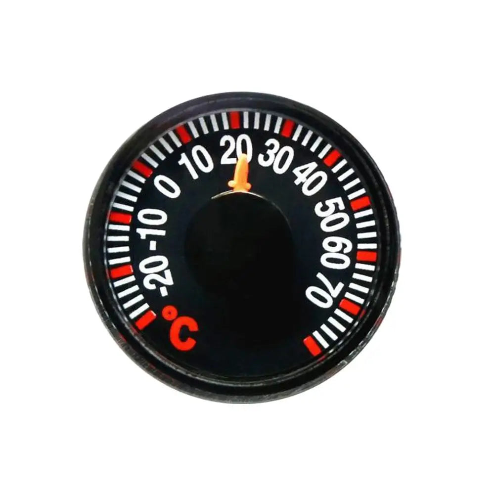 Mini Car Thermometer Hygrometer Portable Waterproof Vehicle Temperature Humidity Meter Auto Accessories Peaceful Pleasures Health and Wellness Black