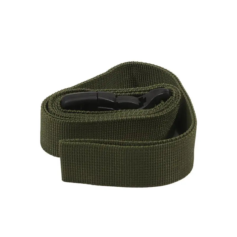 1/2Pcs Nylon Luggage Straps Waist Bag Strap Outdoor Sports Belt Casual Buckle Waist Strap Multifunctional Tactical Accessories Peaceful Pleasures Health and Wellness Army Green