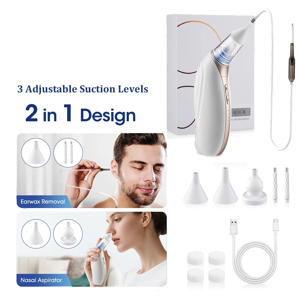 Electric Tonsil Stone Removal Oral Irrigator & Tongue Coating Scraper Built-In LED light Anti Bad Breath Oral Care for Health Peaceful Pleasures Health and Wellness TYPE 3