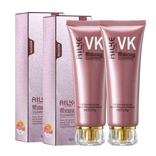 AILKE Rose Facial Cleanser – Brightening, Moisturizing, 120ml Facial Cleanser Peaceful Pleasures Health and Wellness Pack of 2