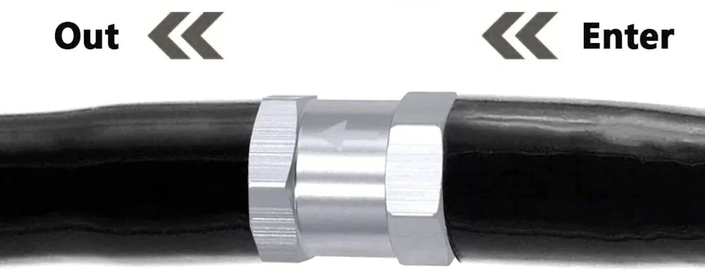 Repair Parts Fuel Non Return Check Valve 6/8/10/12mm Aluminium Alloy Petrol Diesel Water Fuel Line One Way for Peugeot Renault Peaceful Pleasures Health and Wellness
