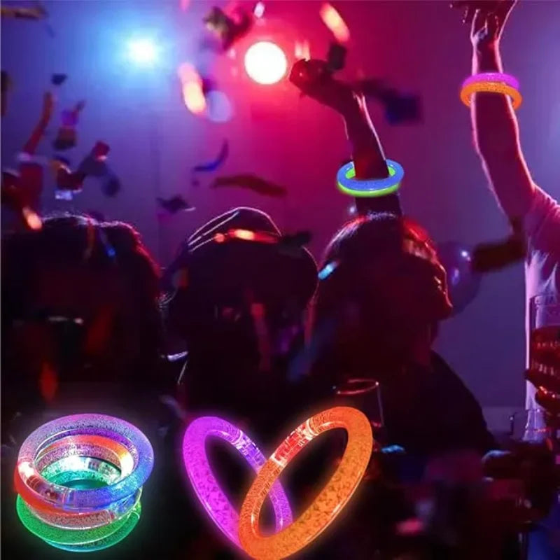 LED Acrylic Glow Bracelets | Halloween & Party Favors 1–100 PCS
