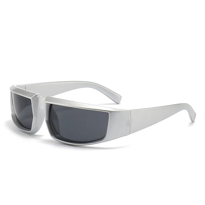 Y2K Cyberpunk Shield Sunglasses | Unisex Retro Futuristic Eyewear