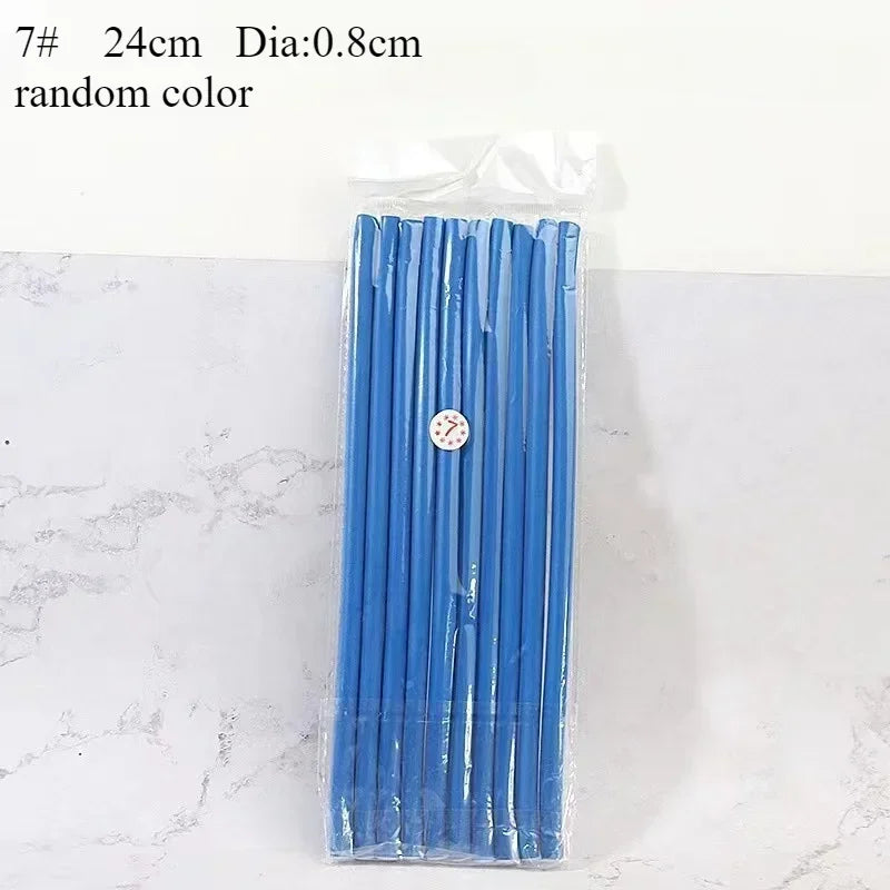 Flexible Hair Curling Rod Hair Curler Makers Soft Foam Bendy Twist Curls Flexi Rollers Styling Tools Hair Roller Peaceful Pleasures Health and Wellness random color 0.8cm