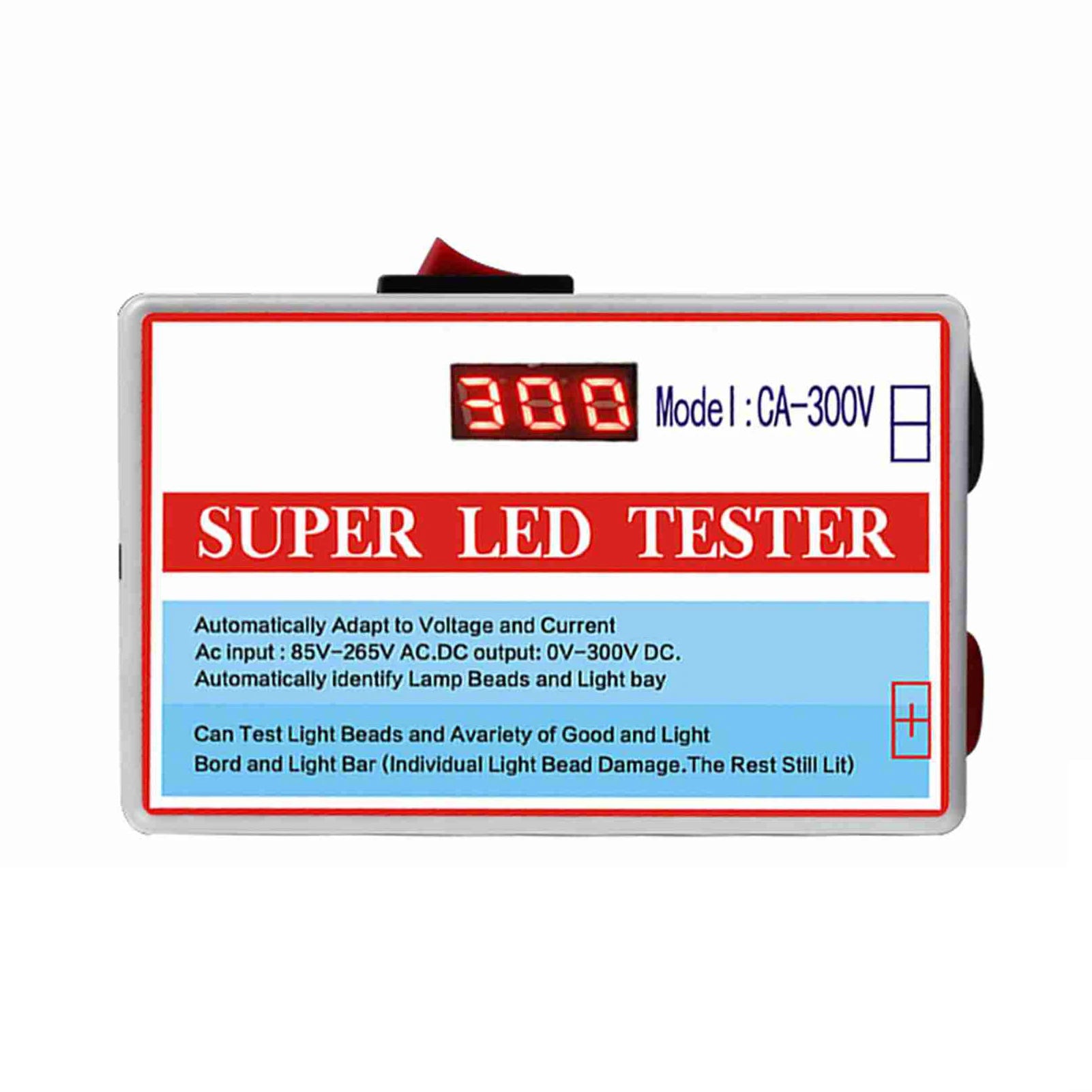 CA-300V Portable LED Lamp Beads Light Bar TV Backlight Tester LED Strips Beads Lamp Board Test Tool Capacitance Diode Voltage Peaceful Pleasures Health and Wellness