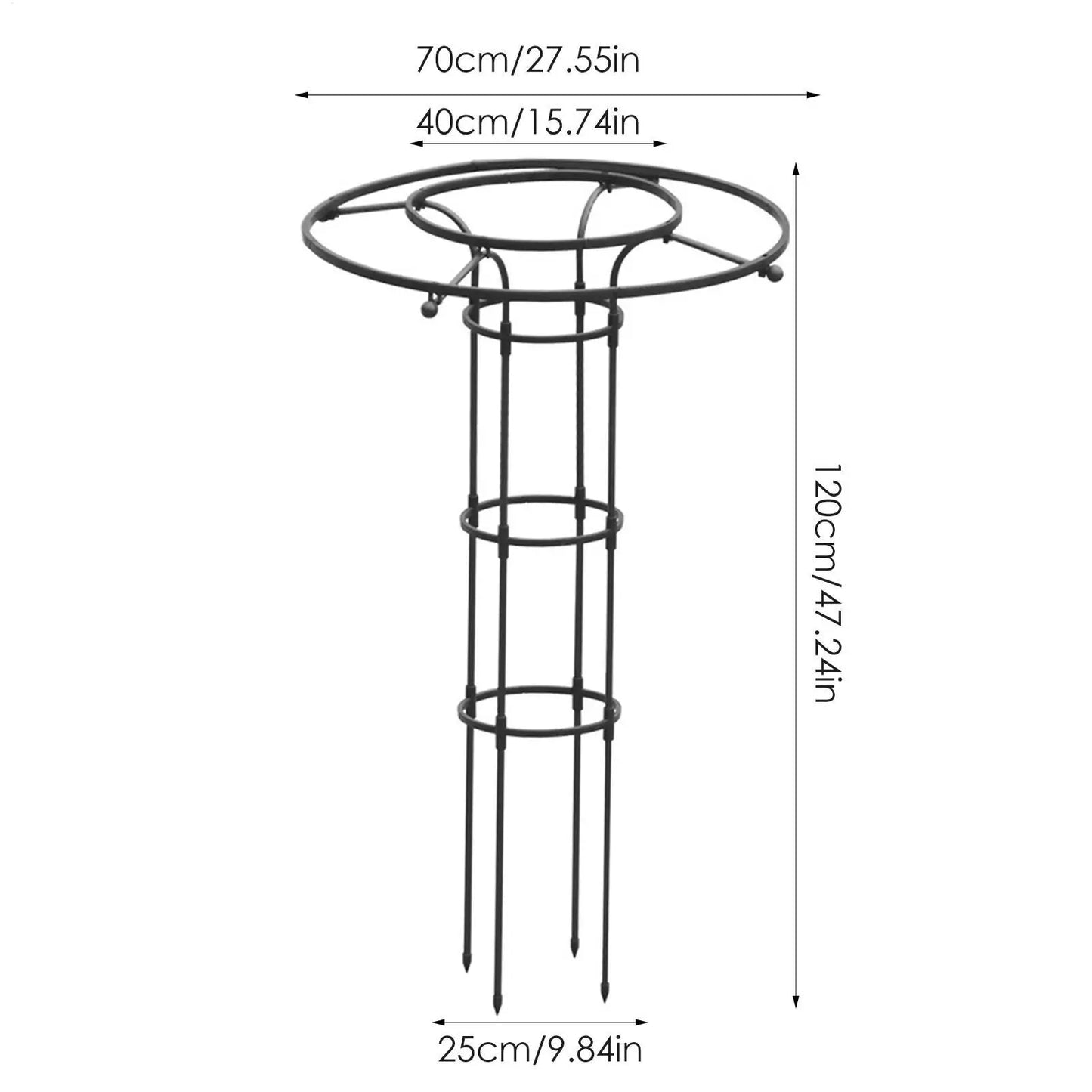 Umbrella Tower Garden Trellis for Climbing Plants | 5 Sizes