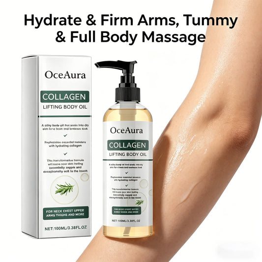 Collagen Body Oil – Firming, Hydrating & Rosemary Massage Oil Collagen Body Oil Oasis Select