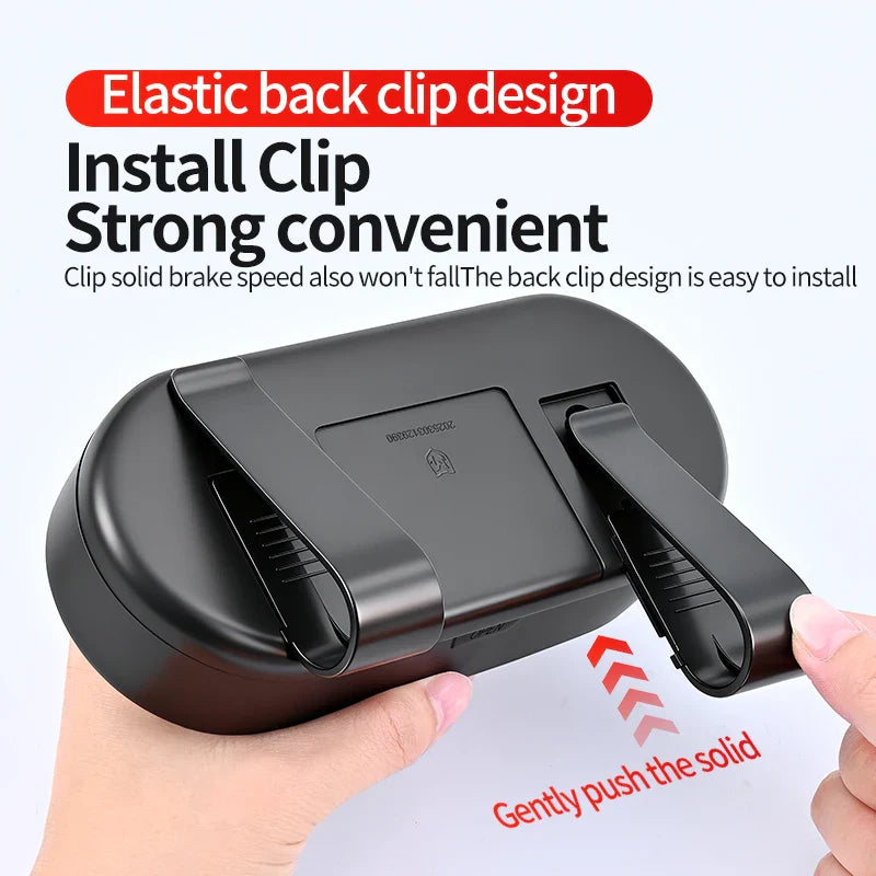 Car Sun Visor Glasses Holder – ABS Eyeglass Storage Case