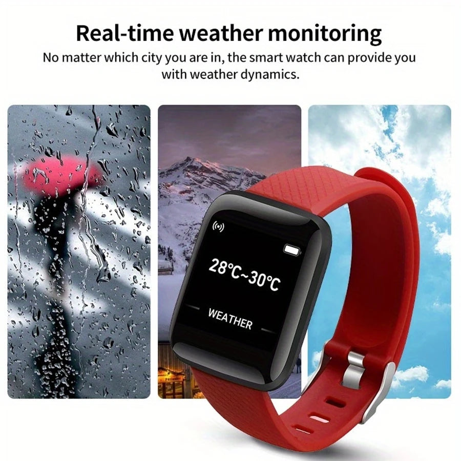 Smart Watch Fitness Tracker | Heart Rate, Sleep & Step Monitor