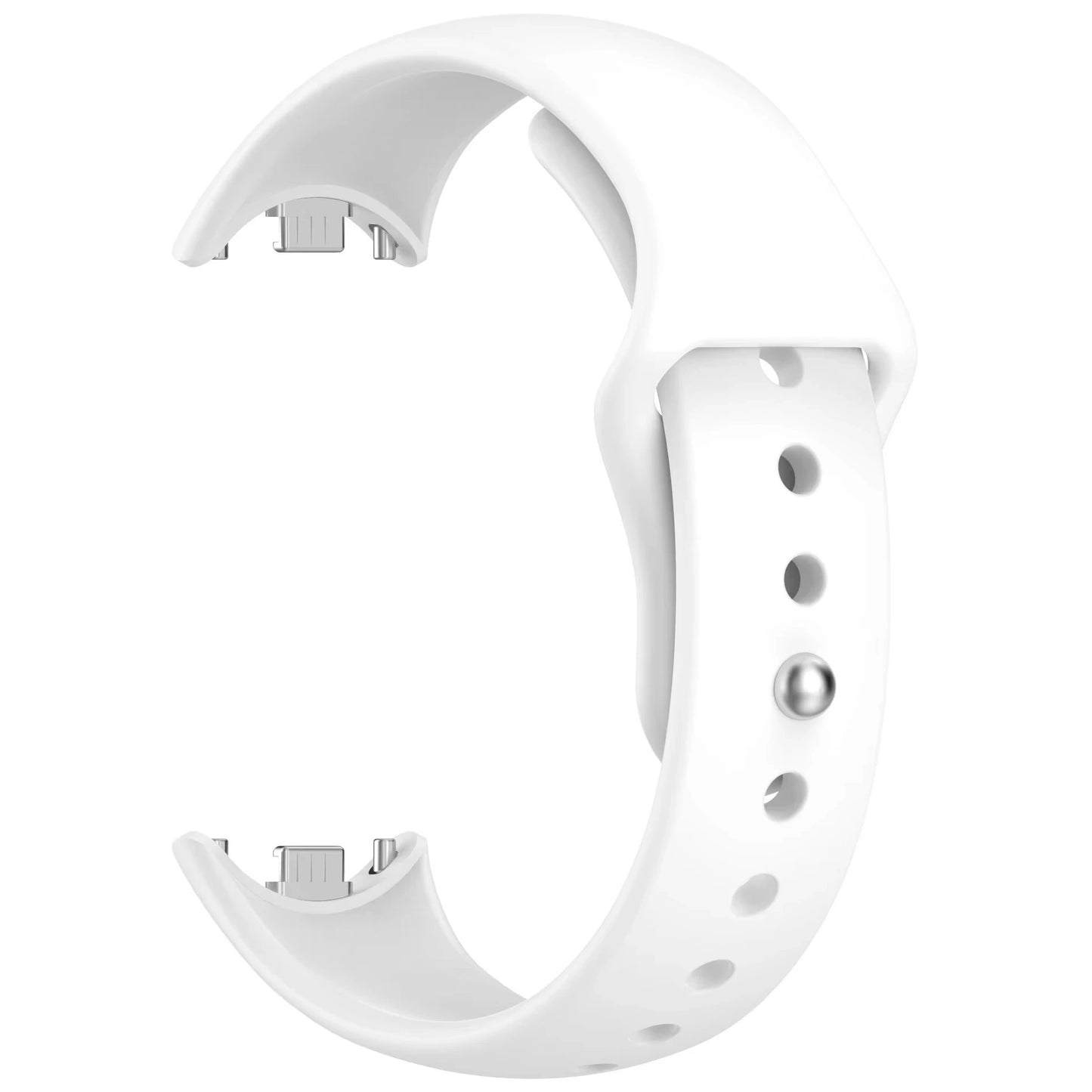 Silicone Sport Replacement Strap for Mi Band 10 9 8 Peaceful Pleasures Health and Wellness WHITE For Xiaomi band 8
