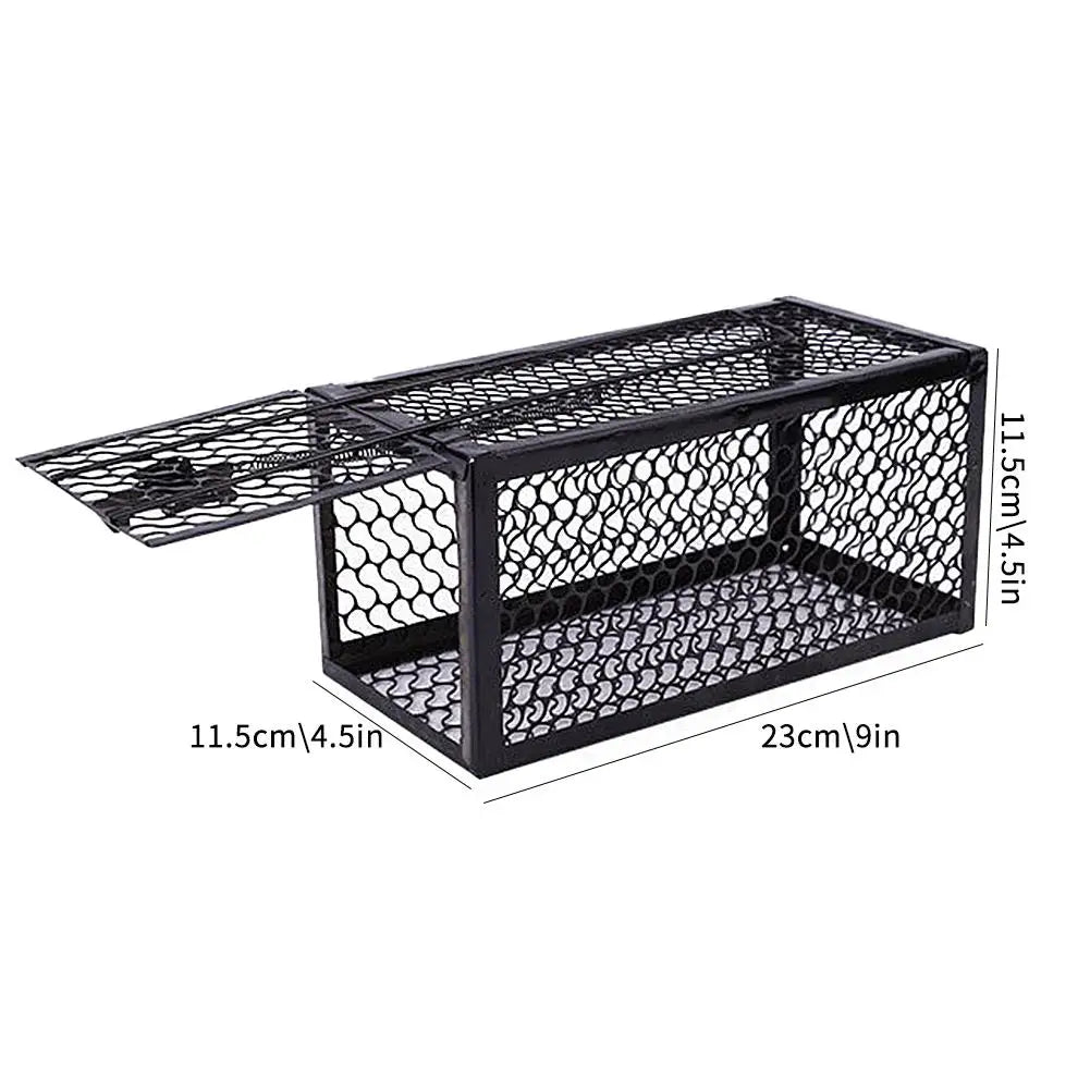Heavy-Duty Self-Locking Metal Rat Trap Cage – Indoor & Outdoor