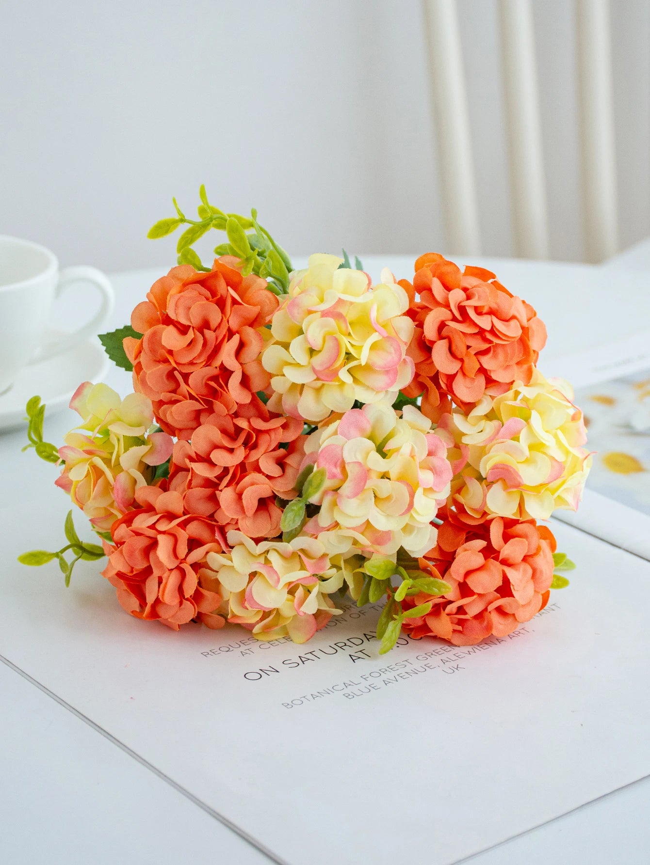 Artificial Silk Carnation Bouquet – Wedding & Home Decor
