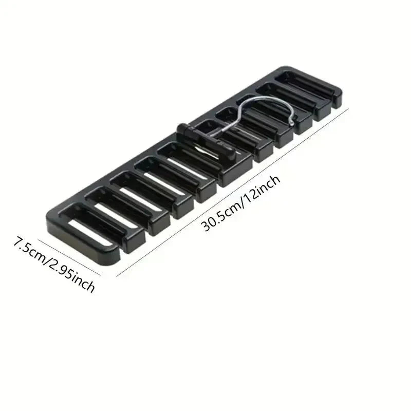 1PCS Tie Belt Hanger Wardrobe Belt Rotating Organizer Rack Multifuctional Scarf Hanger Home Closet Storage Holder Accessories Peaceful Pleasures Health and Wellness