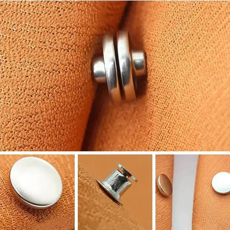 Pairs Support for Curtains Hooks Adjust Clamps Curtain Rod Support and Tube Close Removable Magnetic Magnet Buckle Home Holder Peaceful Pleasures Health and Wellness