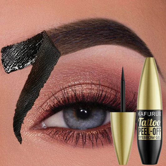 KAFURUX Peel-Off Eyebrow Gel Tint | Waterproof Semi-Permanent Brow Eyebrow Gel Tint Oasis Select