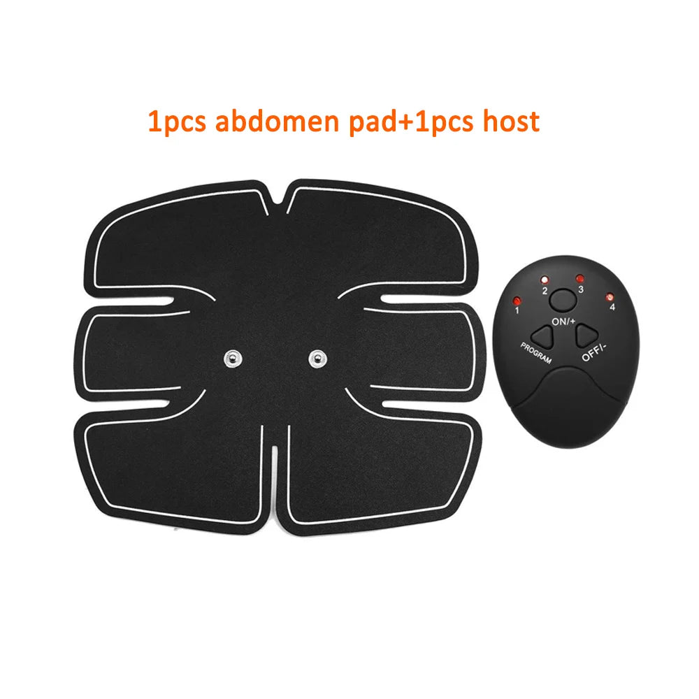 Abs Trainer EMS Abdominal Muscle Stimulator Wireless Electric Toning Belt USB Recharge Weight Loss Home Gym Fitness Equiment Hot Peaceful Pleasures Health and Wellness N6-ABS