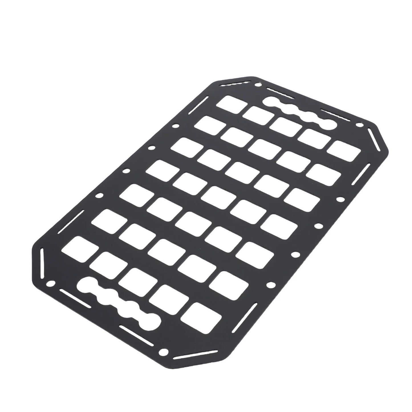 Aluminum MOLLE Panel Rack L-Track Compatible | Truck Bed Organizer