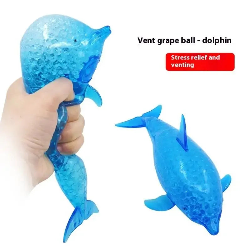 Shark & Dolphin Squish Stress Ball – Stretchy Fidget Toy