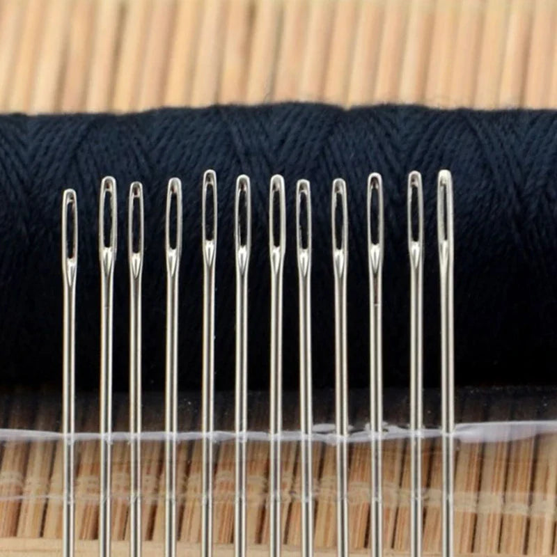 25-Pack Stainless Steel Sewing Needles – Hand Sewing Set