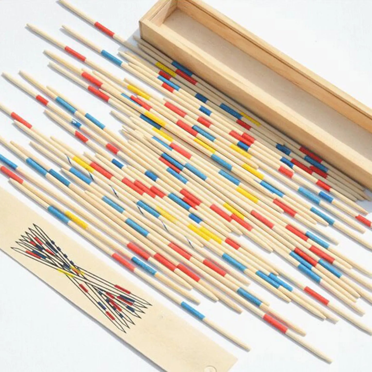 Wooden Pickup Sticks Classic Family Game | Kids & Adults