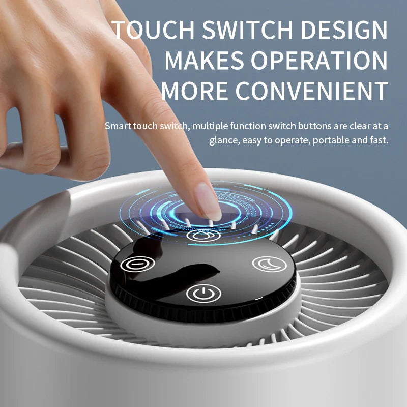 USB HEPA Air Purifier – Negative Ion & Aromatherapy | 21–30㎡
