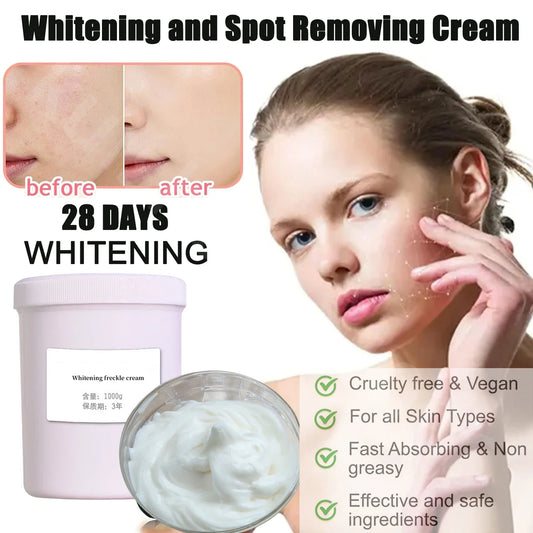 Whitening Face Cream – Fade Dark Spots & Even Skin Tone | 500g Whitening Face Cream Oasis Select 1000g