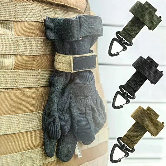 Outdoor Tactical Multi-purpose Nylon Hook Gloves Safety Clip Climbing Rope Camping Hanging Buck for Outdoor Camping multitool Peaceful Pleasures Health and Wellness