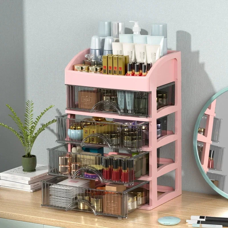 Large Capacity Drawer Makeup Organizer & Lipstick Holder