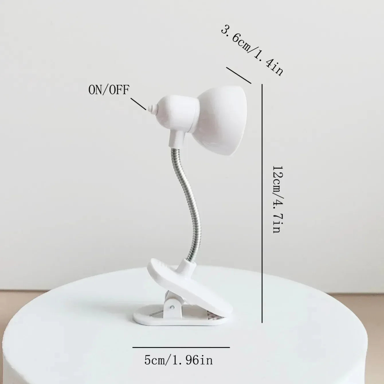 Portable Clip-On Reading Light | Battery Powered Book Lamp