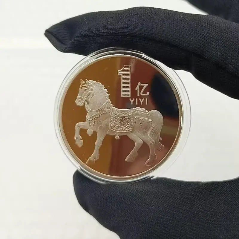2026 Chinese New Year Horse Lucky Coin | 40mm Metal Collectible