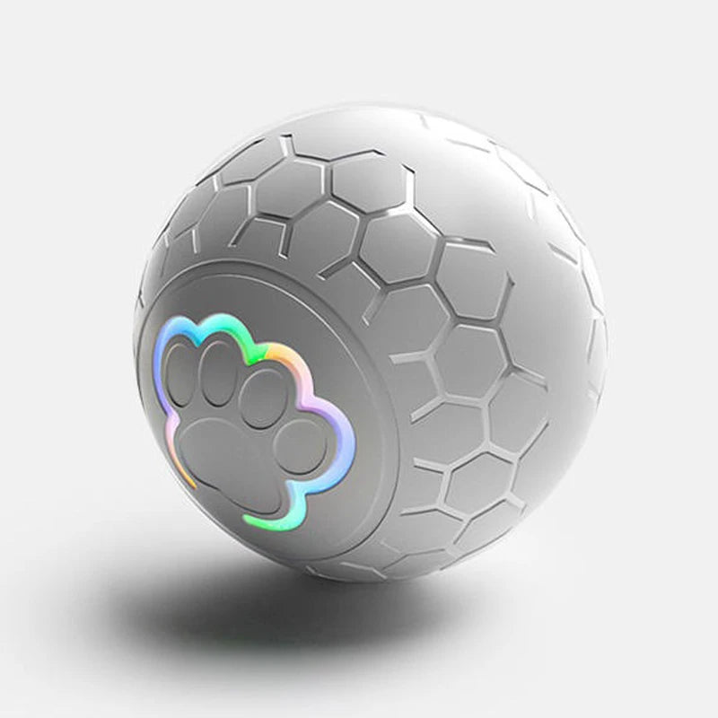 Smart Interactive Pet Toy Ball – RGB Lights, Auto Roll & Bounce