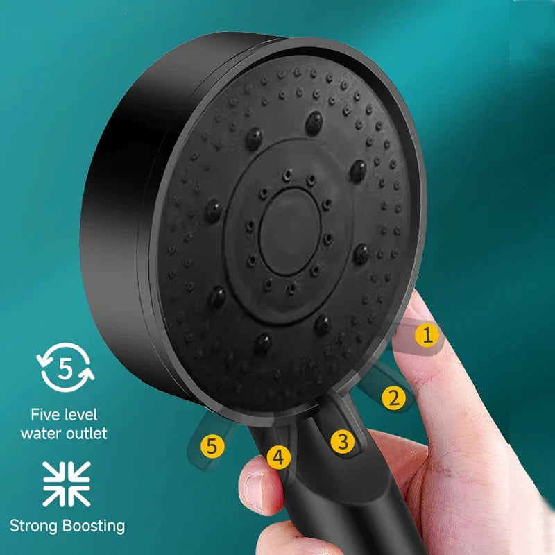 DOCO LAB 6-Mode Pressure Boost Handheld Shower Head & Massage