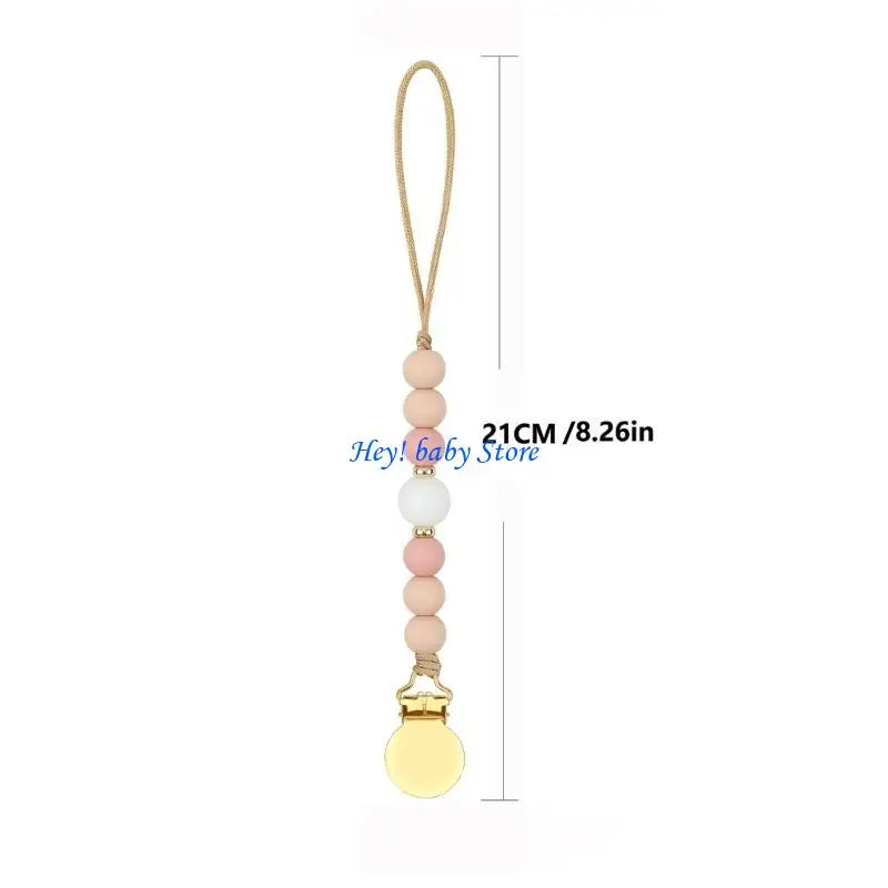 Non-Toxic Silicone Baby Pacifier Clip | Safe Holder 0–24M