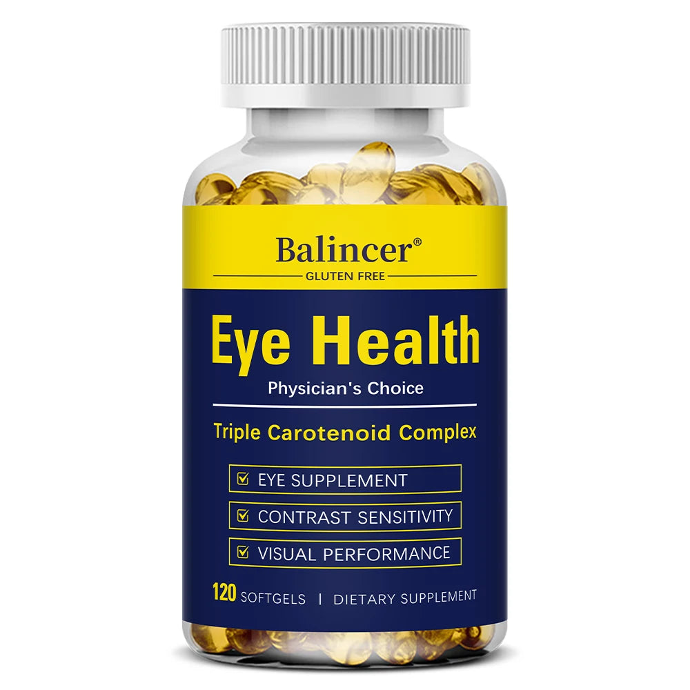 Lutein Eye Health Supplement for Vision Support Peaceful Pleasures Health and Wellness 120 count-1 bottle