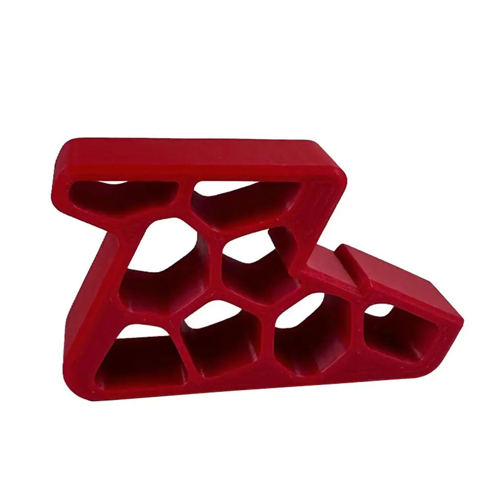 Door Window Stopper Door Wedge Protector Scratch Resistant Window Stopper Block for Bedroom Balcony Non-Slip Peaceful Pleasures Health and Wellness Red