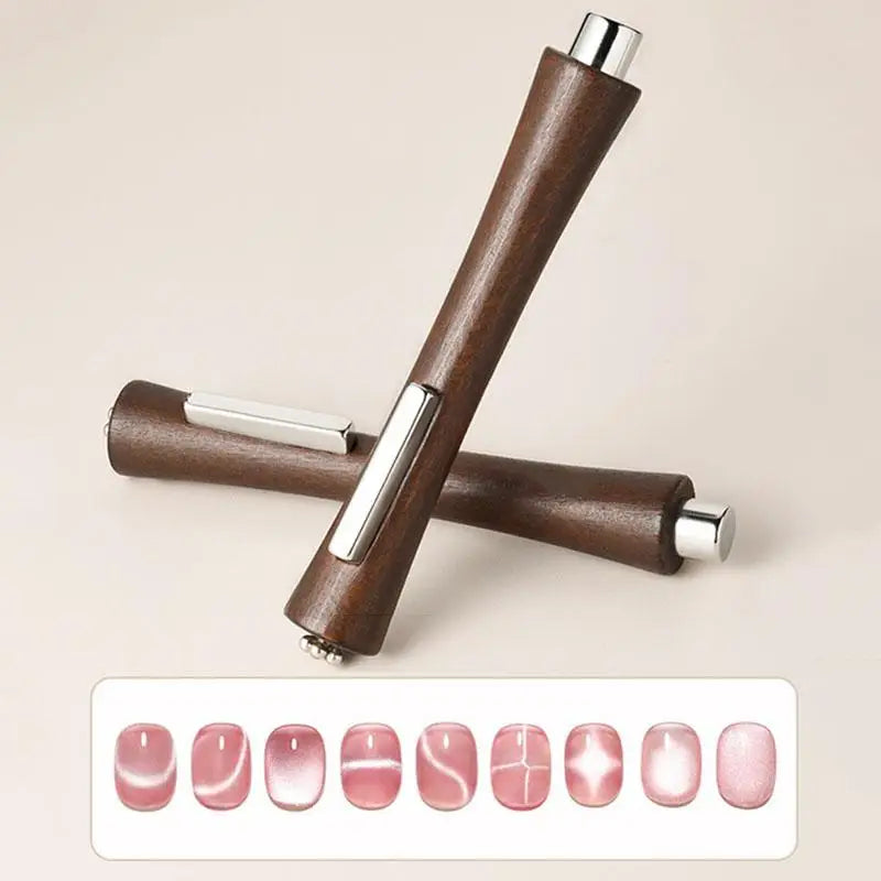 3 IN 1 Multi-function Cat Eye Magnet For Nail Art Design Strong Magnetic Stick Create Flower-shaped Nail Effects Magnetic Tool Peaceful Pleasures Health and Wellness