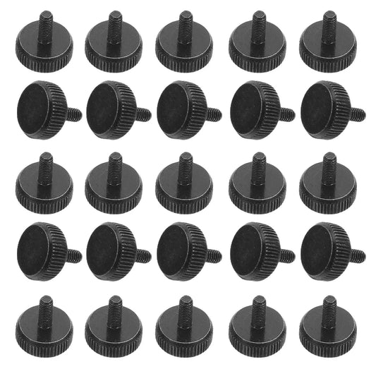 30Pcs Pc Case Thumb Screws M3 Carbon Steel Ergonomic Hand-Twisted Fasteners Tool-Free Installation for Desktop Computer Cases Peaceful Pleasures Health and Wellness Default Title