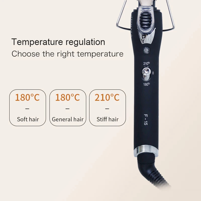 Factory Wholesale Professional Big Wave Salon Best High Quality LCD Triple Barrel Portable Automatic Hair Curler Home Use Peaceful Pleasures Health and Wellness