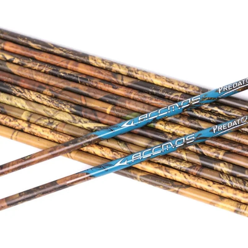 Camo Carbon Arrow Shaf ID6 Spine 300 350 400 500 Straightness 0 003